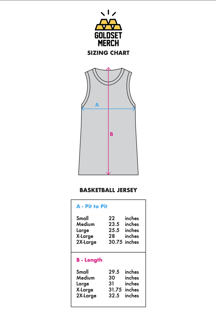Terror Basketball Jersey - PREORDER — GOLDSET MERCH